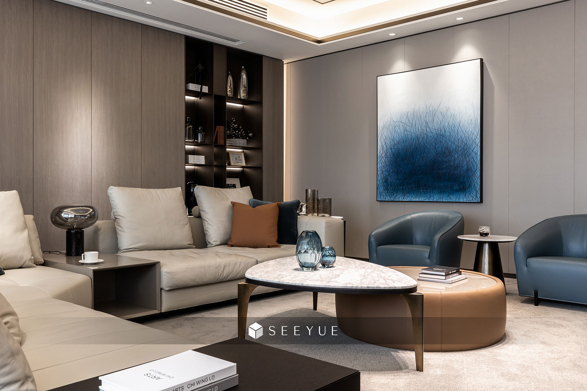 奢悅-客廳-護(hù)墻-收納-極簡(jiǎn)-輕奢-(23)