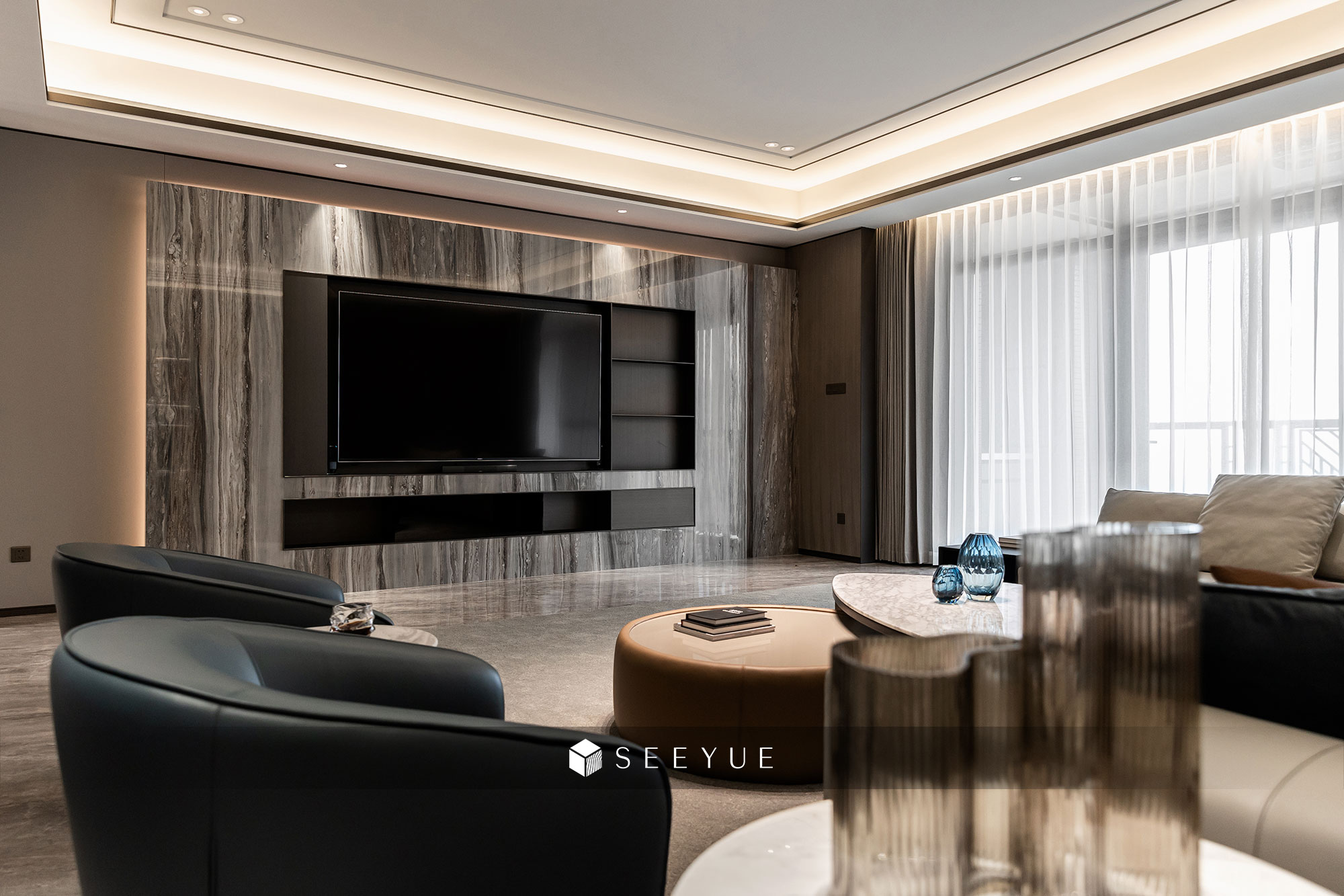 奢悅-客廳-護(hù)墻-收納-極簡(jiǎn)-輕奢-(29)