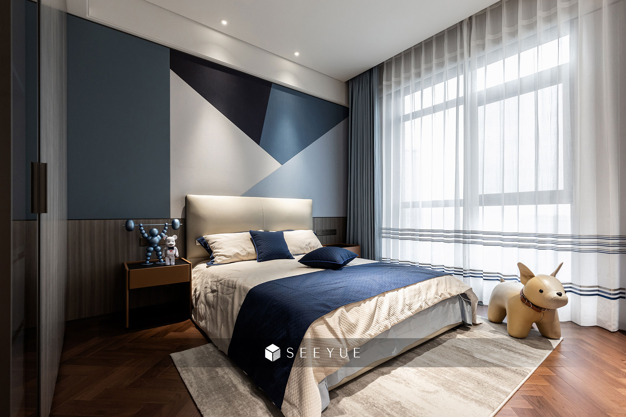 奢悅-臥室-護(hù)墻-極簡(jiǎn)-輕奢-(11)