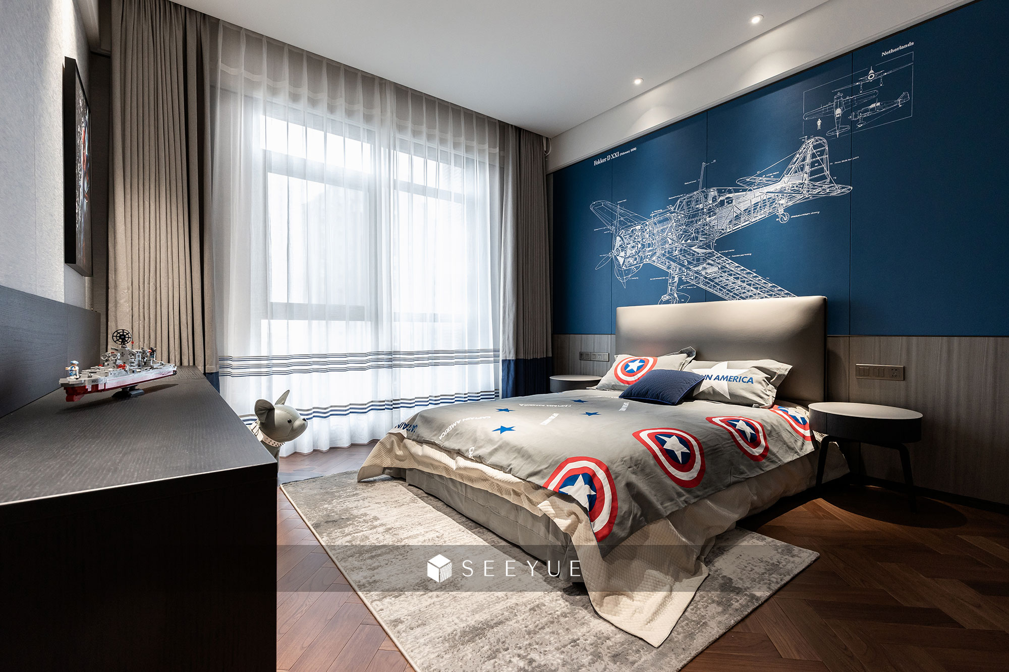 奢悅-臥室-護(hù)墻-極簡(jiǎn)-輕奢-(13)