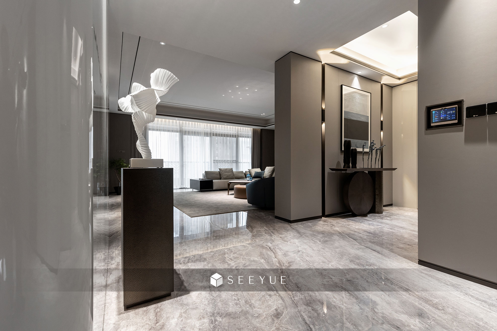 奢悅-玄關(guān)-護(hù)墻-極簡(jiǎn)-輕奢-(2)